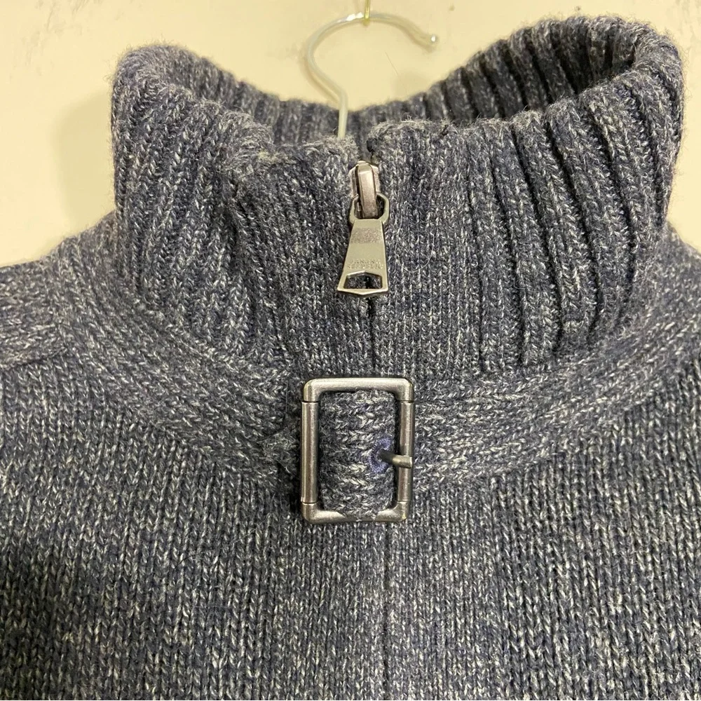 Banana Republic Wool Blend Zip-Up Sweater- men’s L